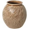Broste Copenhagen Sandy Ceramic Vase - Indian Tan - Image 1