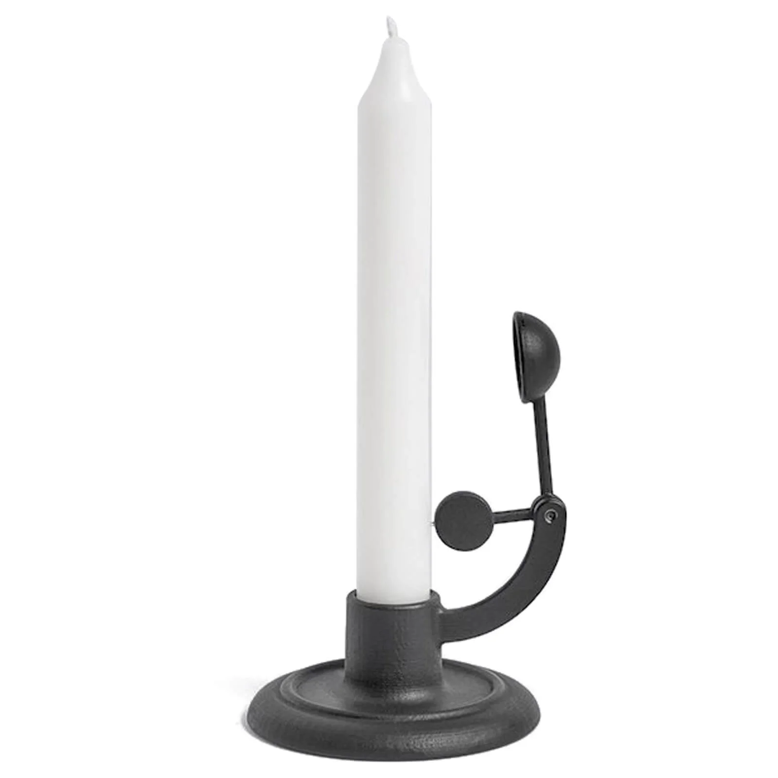 HAY Moment Candle Holder - Black Image 1