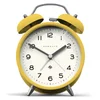 Newgate Charlie Bell Echo Silent Alarm Clock - Yellow - Image 1