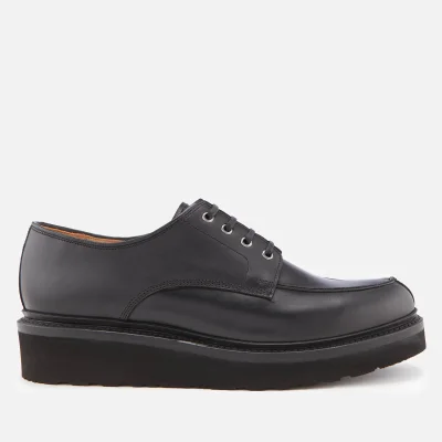 Grenson Men's Barnett Pull Up Leather Shoes - Black
