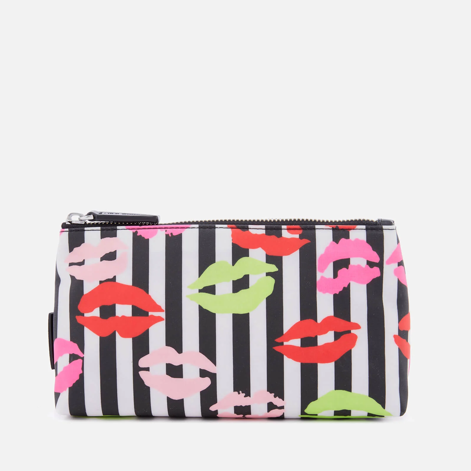Lulu Guinness Women's Stripe Lip Blot T Seam Bag - Black/Multi Image 1