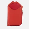 Lulu Guinness Women's Grainy Leather Liliana Wallet - Orange/Red - Image 1