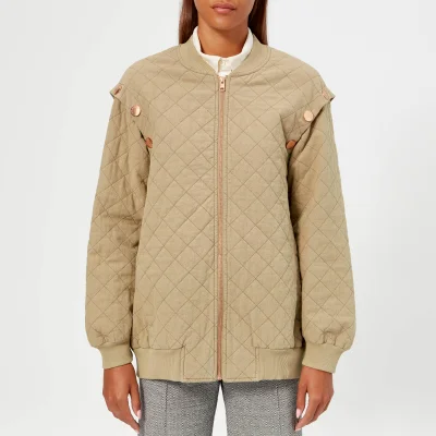 See By Chloé Women's Bomber Jacket - Twilight Green