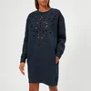 See By Chloé Women's Laser Cut Floral Dress - Excessive Marine - Image 1