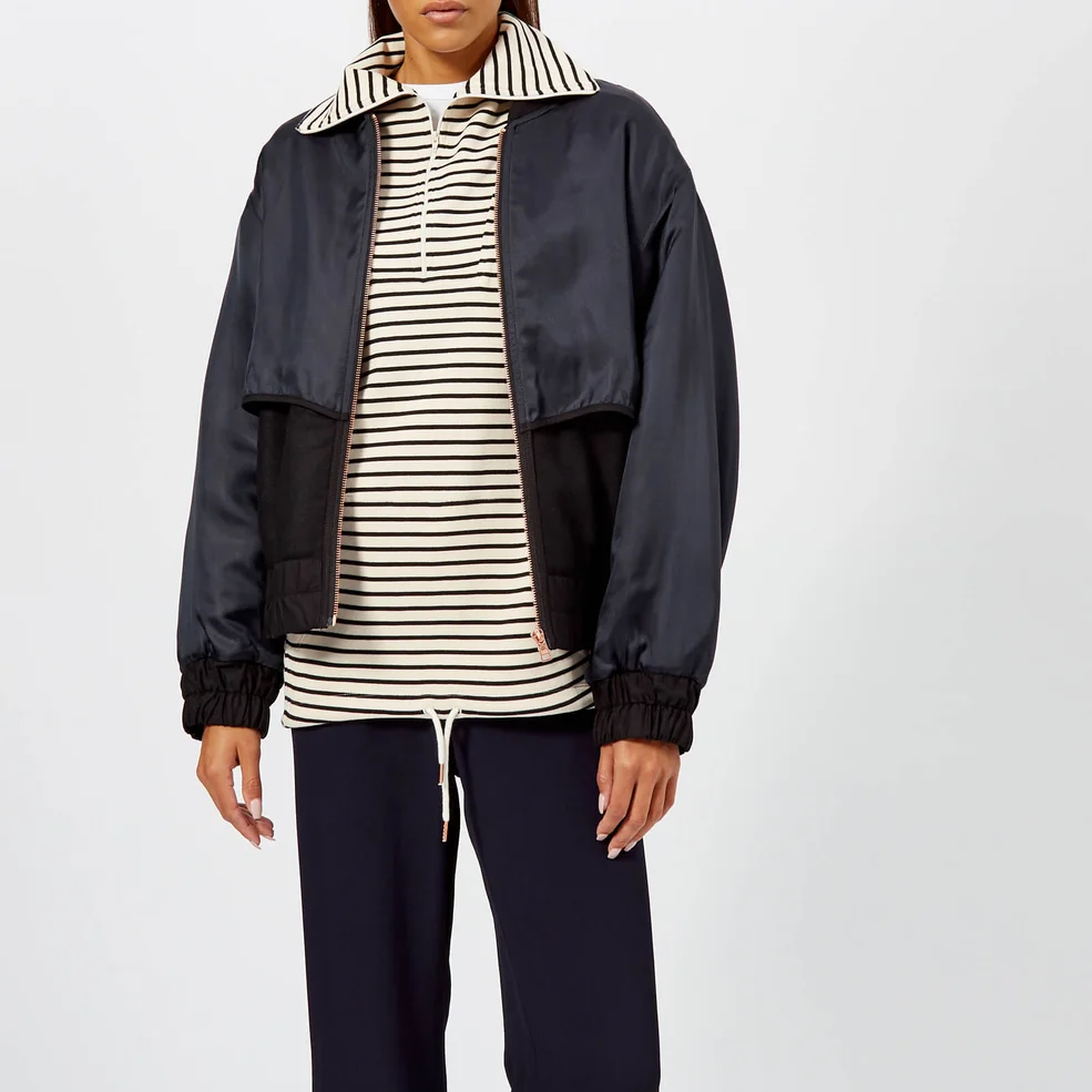See By Chloé Women's Bomber Jacket - Black - Blue 1 Image 1