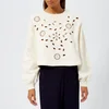 See By Chloé Women's Laser Cut Floral Blouse - Natural White - Image 1