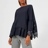 See By Chloé Women's Lace Blouse - Dark Sapphire - Image 1