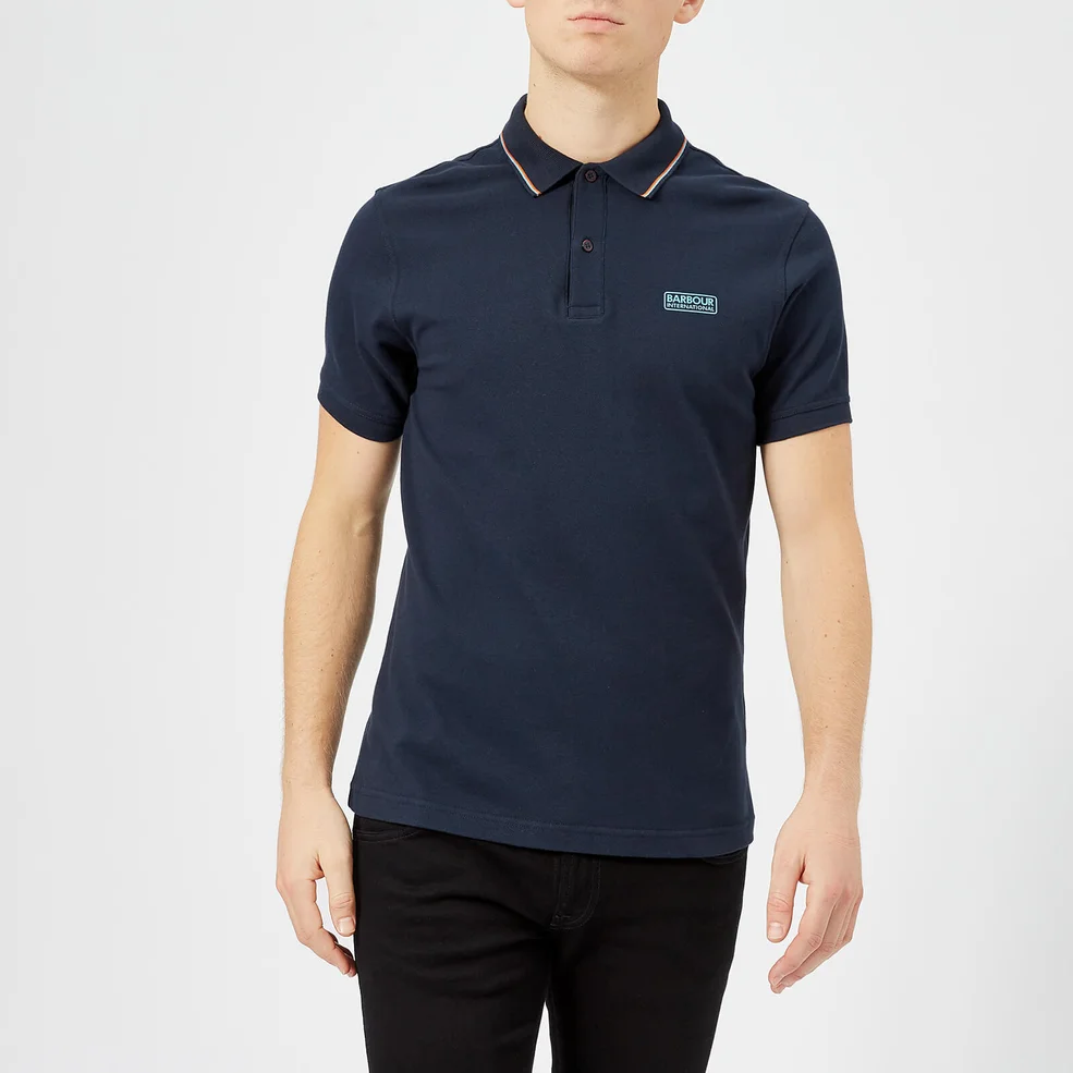 Barbour International Men's Road Polo Shirt - Navy Image 1