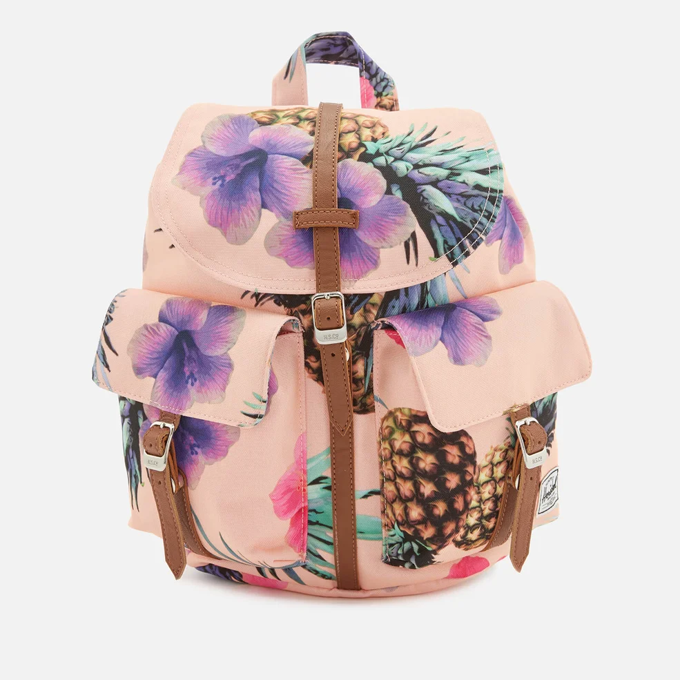 Herschel Supply Co. Men's Dawson Extra Small Backpack - Peach Pineapple/Tan Image 1