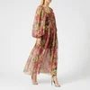 Zimmermann Women's Melody Wrap Long Dress - Burgundy Floral - Image 1