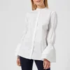 MICHAEL MICHAEL KORS Women's Smock Sleeve Shirt - White - Image 1