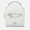 MICHAEL MICHAEL KORS Women's Jessa Extra Small Convertible Backpack - Optic White - Image 1