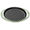 Le Creuset Signature Cast Iron Round Skinny Grill - 25cm - Rosemary - Image 1