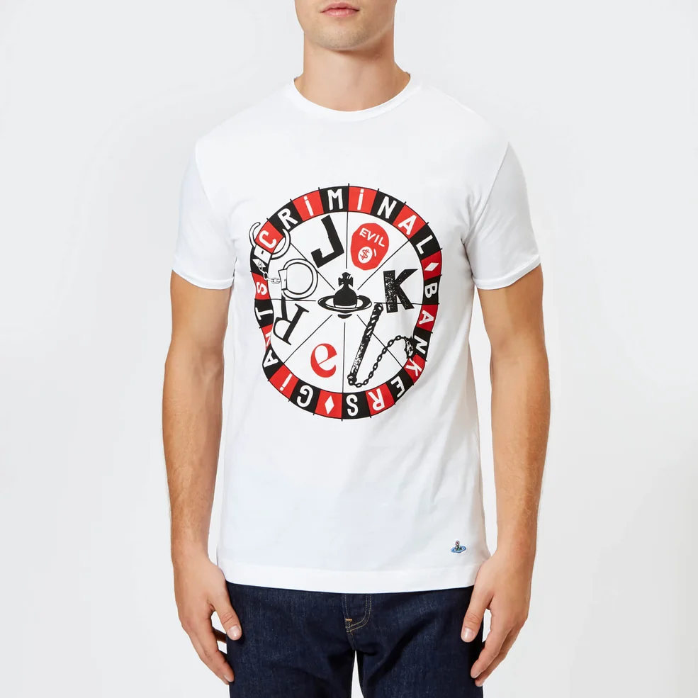 Vivienne Westwood Men's Organic Jersey Printed Peru T-Shirt - White Image 1