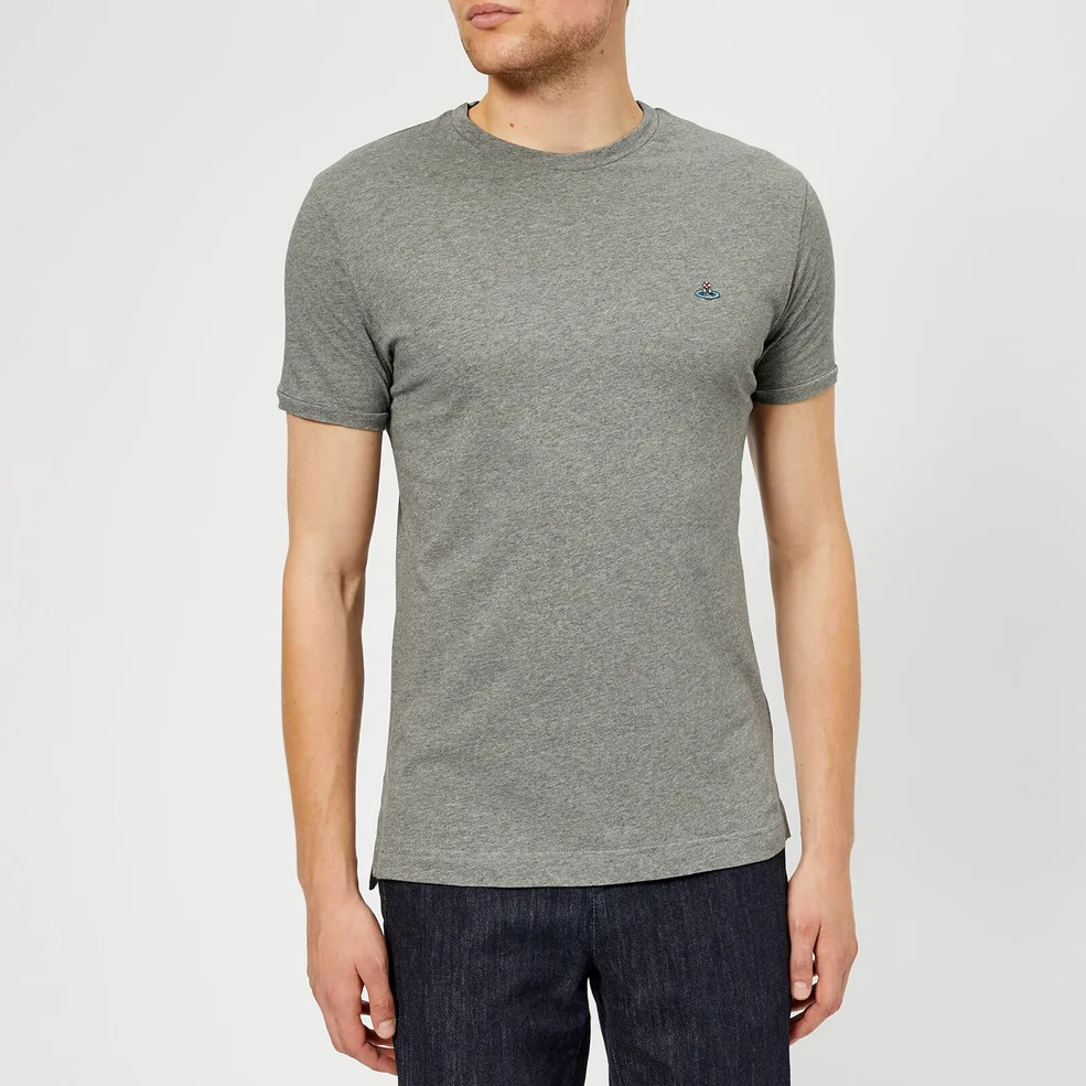 Vivienne Westwood Men's Organic Jersey Peru T-Shirt - Grey Melange Image 1