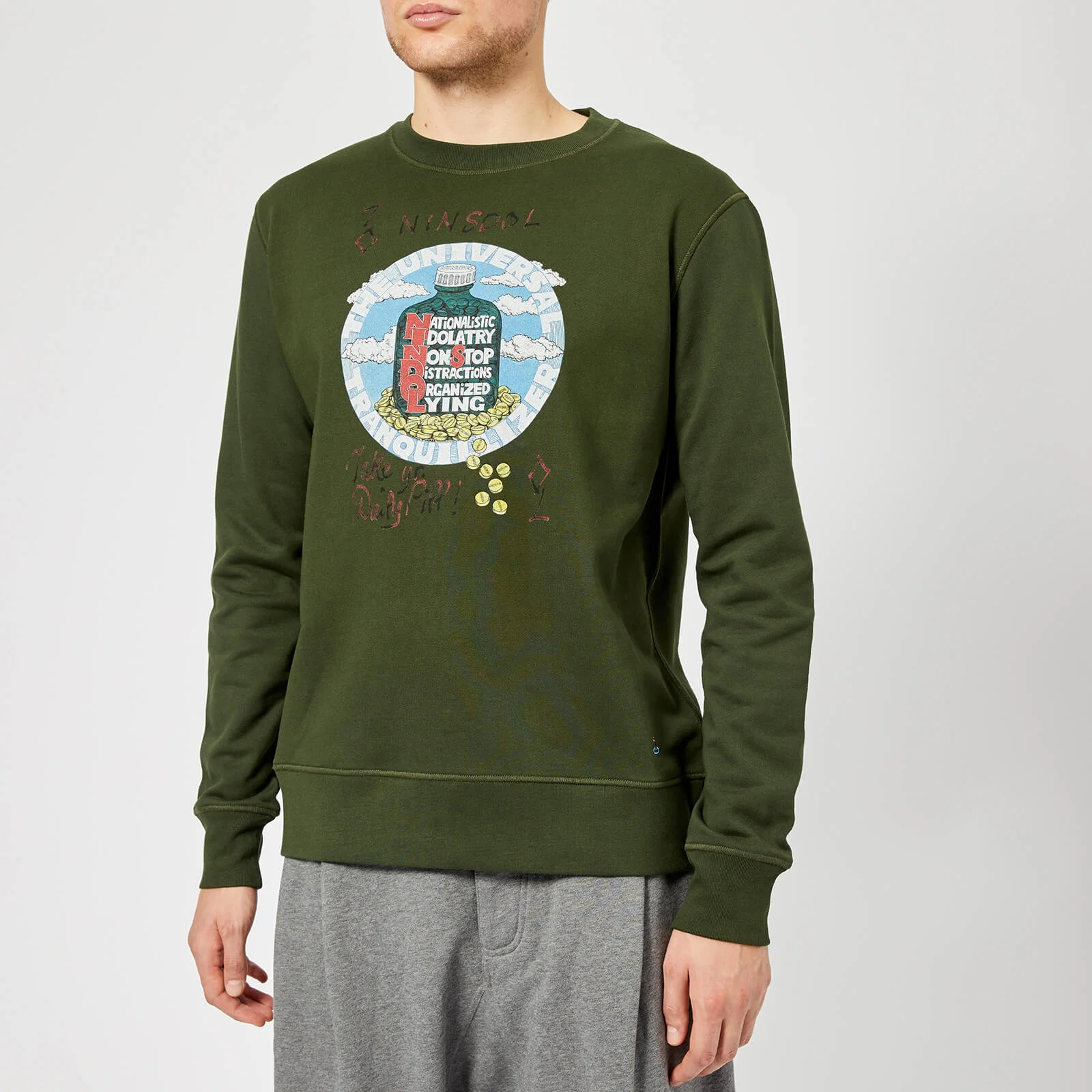 Vivienne Westwood Men's Round Neck Sweatshirt - Green Image 1