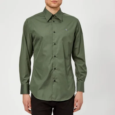 Vivienne Westwood Men's Classic Poplin Shirt - Green