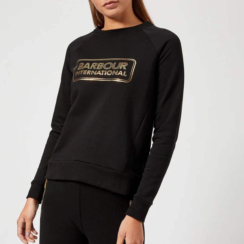 Barbour International Women's Mugello Sweatshirt - Black Image 1