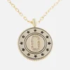 Marc Jacobs Women's Medallion Double Sided Pendant - Gold - Image 1