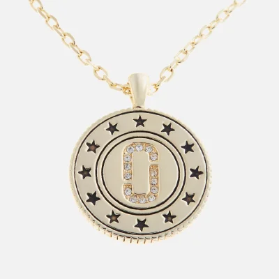 Marc Jacobs Women's Medallion Double Sided Pendant - Gold