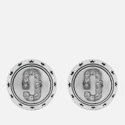 Marc Jacobs Women's Medallion Studs - Silver