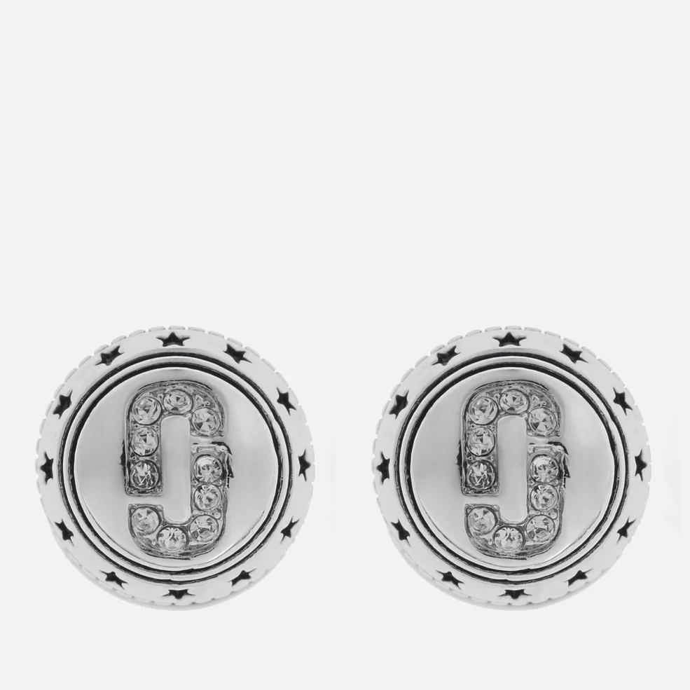 Marc Jacobs Women's Medallion Studs - Silver Image 1