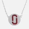 Marc Jacobs Women's Double J Pave Pendant - Red/Silver - Image 1