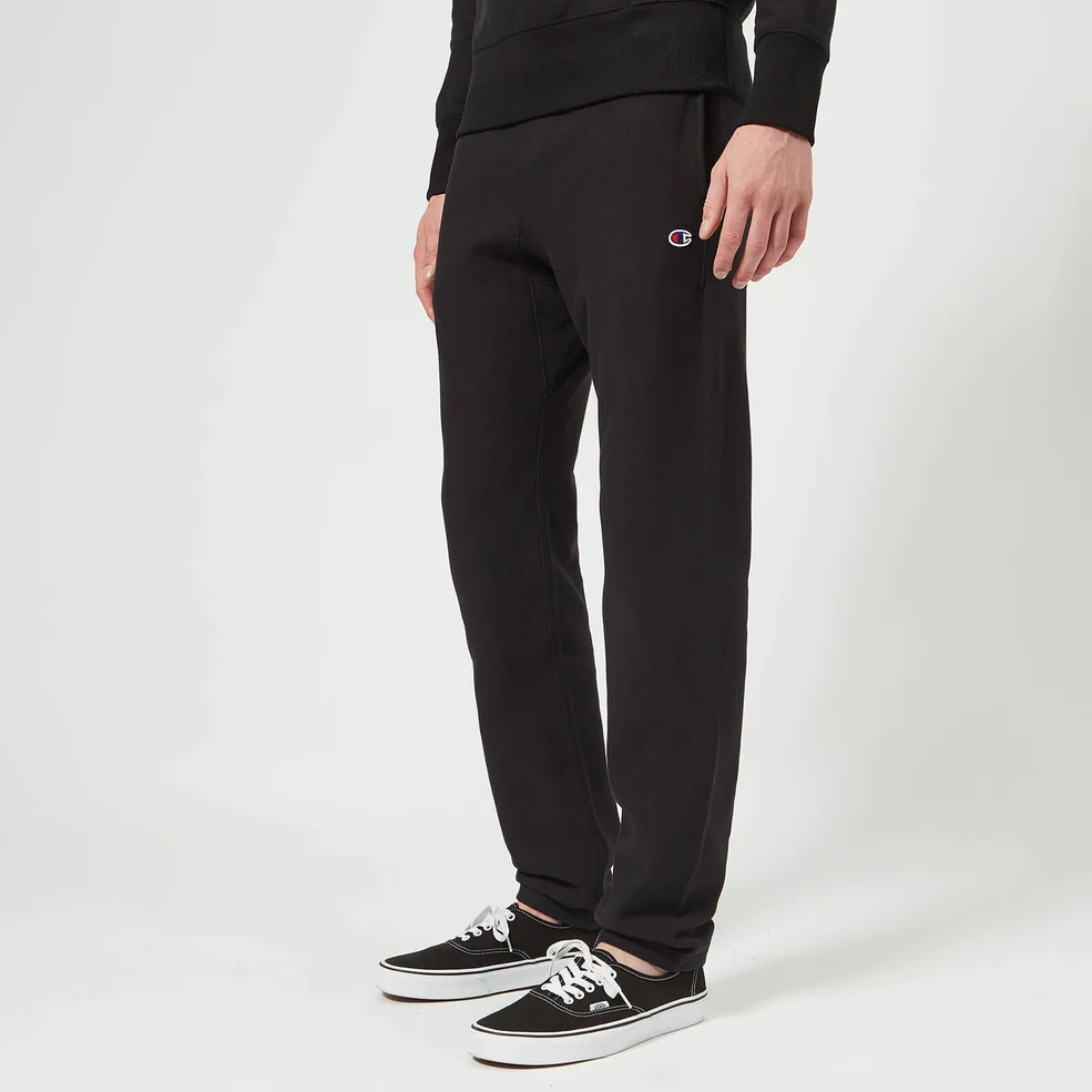 Champion Men's Elastic Cuff Sweatpants - Black Image 1