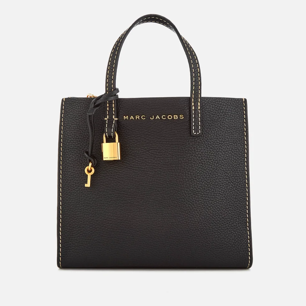 Marc Jacobs Women's The Grind Tote Bag - Black/Gold Image 1