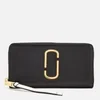 Marc Jacobs Women's Snapshot Continental Wallet - Black/Baby Pink - Image 1