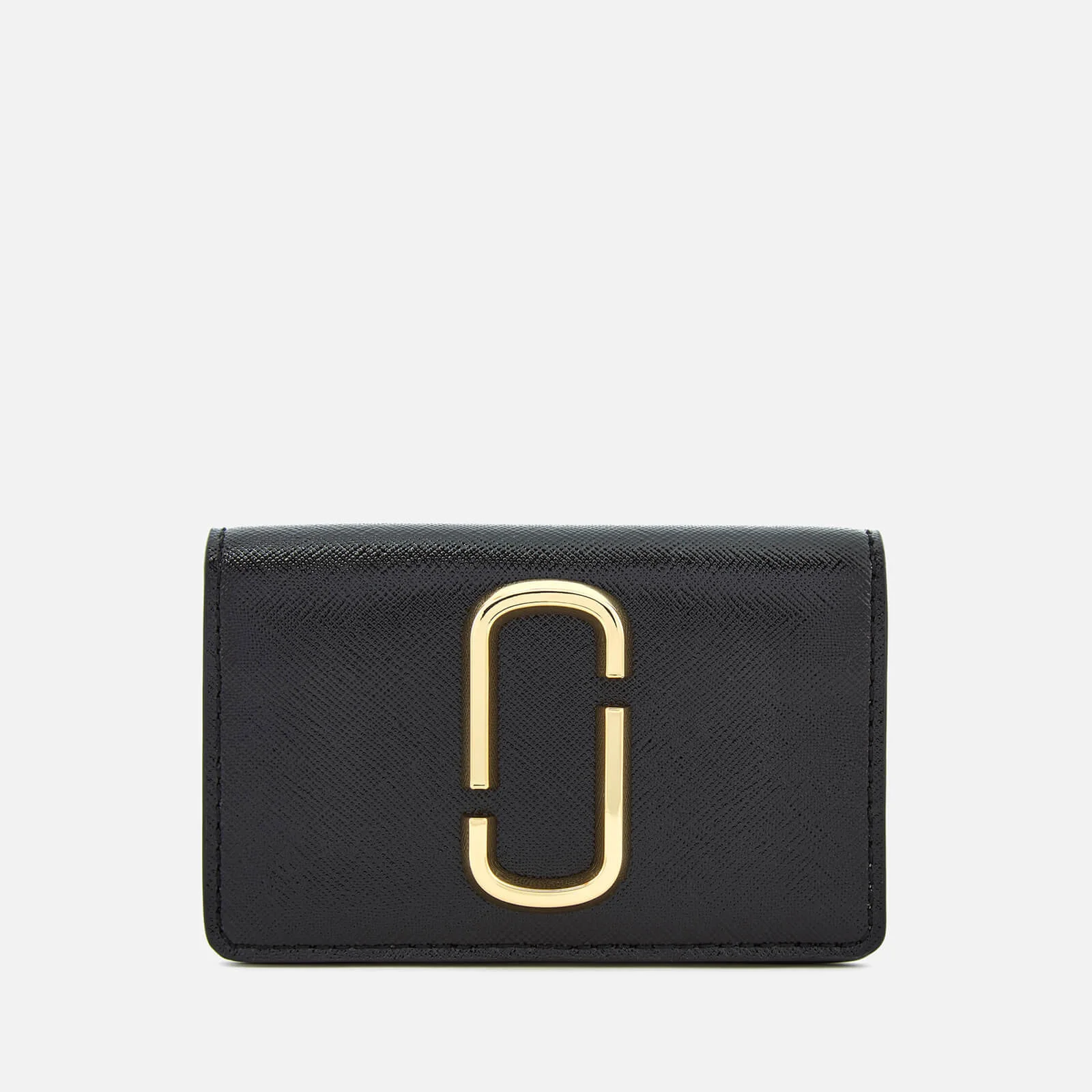 Marc Jacobs Women's Snapshot Business Card Case - Black/Baby Pink Image 1