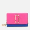 Marc Jacobs Women's Snapshot Wallet on Chain - Vivid Pink - Image 1