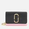 Marc Jacobs Women's Snapshot Wallet on Chain - Black/Baby Pink - Image 1
