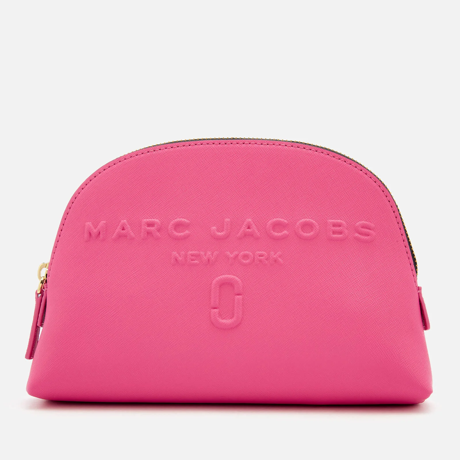 Marc Jacobs Women's Logo Dome Cosmetic Bag - Vivid Pink Image 1