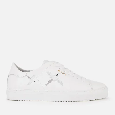 Axel Arigato Women's Clean 90 Bird Embroidery Leather Trainers - White