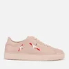 Axel Arigato Women's Clean 90 Bird Embroidery Leather Trainers - Pale Pink - Image 1