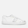 Axel Arigato Women's Dunk Leather Trainers - White/Silver - Image 1