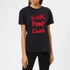 Bella Freud Women's Lux Pony Club T-Shirt - Black - Image 1