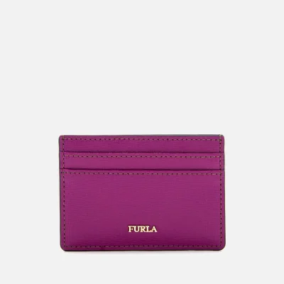 Furla Women's Babylon Small Credit Card Case - Purple