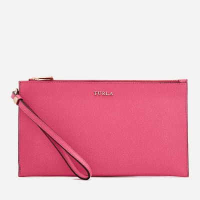 Furla Women's Babylon Extra Large Envelope Clutch Bag - Pink