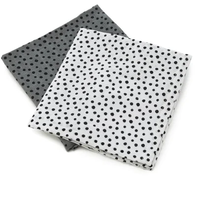 Done by Deer Happy Dots Muslin Cloth - Grey (Pack of 2)