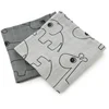 Done by Deer Contour Muslin Cloth - Grey (Pack of 2) - Image 1