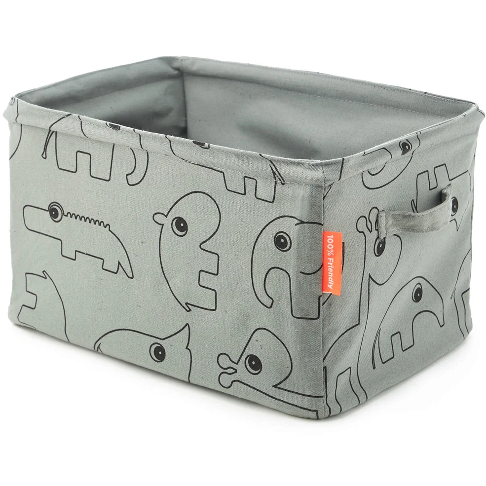 Done by Deer Doublesided Soft Storage - Grey Image 1