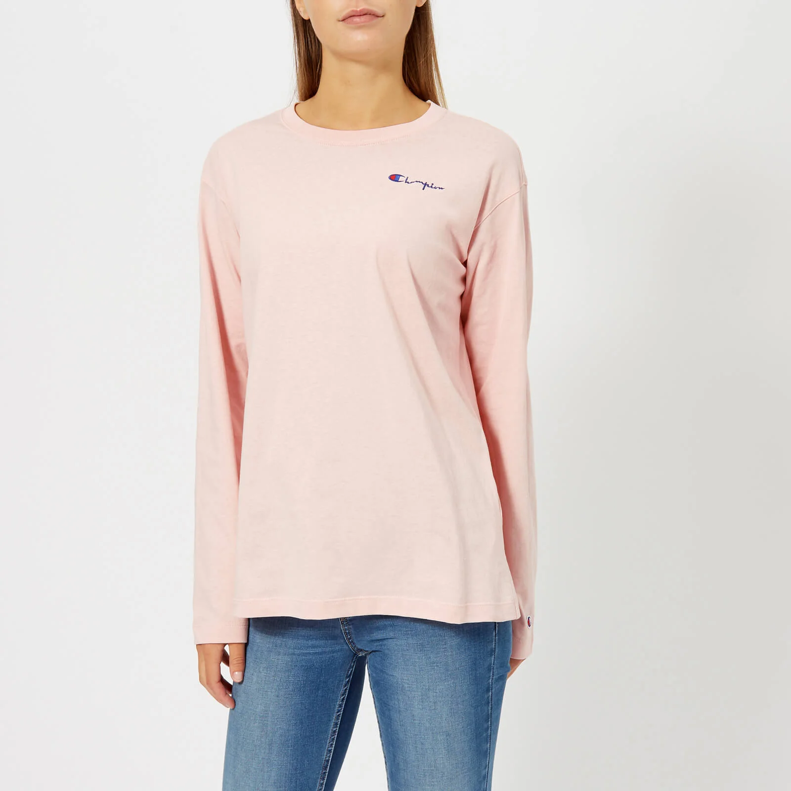 Champion Women's Long Sleeve T-Shirt - Pink Image 1