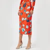 Diane von Furstenberg Women's Tailored Midi Pencil Skirt - Asher Vermillion - Image 1