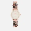 Coach Women's Delancey Floral Applique Watch - Pink - Image 1