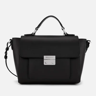 Emporio Armani Women's Top Handle Small Tote Bag - Black