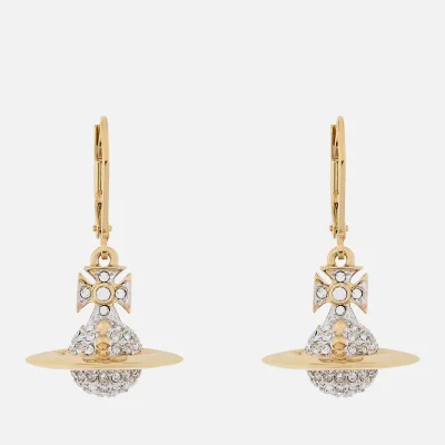 Vivienne Westwood Women's Lena Orb Earrings - Rhodium/Gold