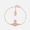 Vivienne Westwood Women's Mini Bas Relief Bracelet - Pink Gold - Image 1