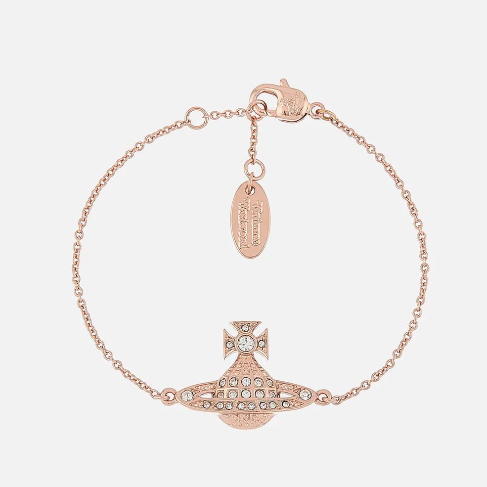 Vivienne Westwood Women's Mini Bas Relief Bracelet - Pink Gold Image 1